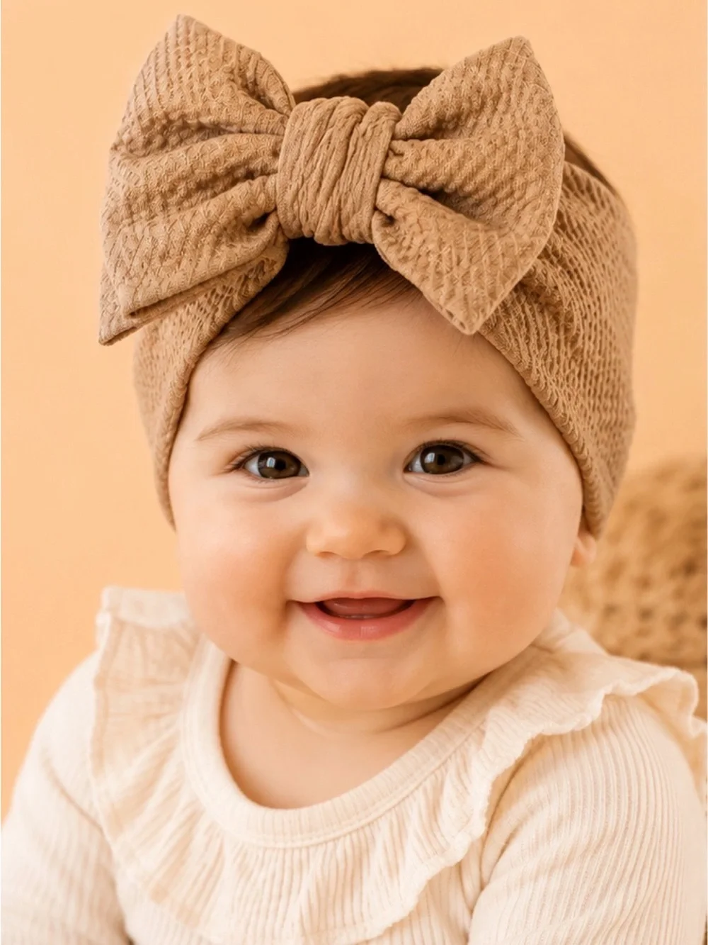 SET of TWO! Fall, Autumn, or Thanksgiving baby / infant / toddler bow head wraps